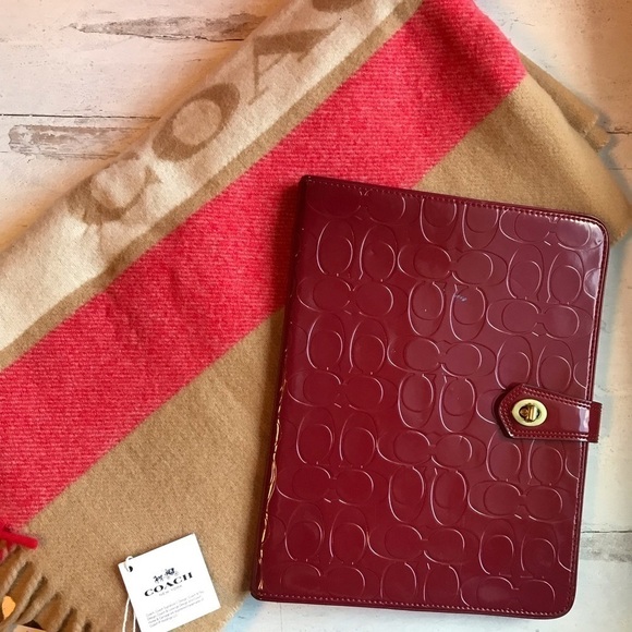 NWT Coach wool scarf - Picture 1 of 3